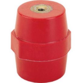 Zwischenraum-Isolatoren DB/P aus Polyglas-Polyestermasse, mit Glasfaser verstärkt, selbstverlöschend, unzerbrechlich, Einsatz z.B. bei hohen Raumtemperaturen -40°C...+130°C, in Kontakt mit ätzenden Substanzen, bei Vibrationen, etc.