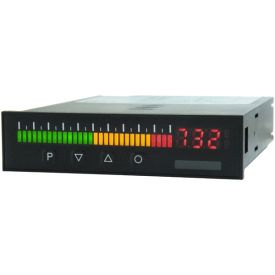 Digitale Messgeräte Typ BHO3.../BVO3.../MB1.../MB3..., Bargraphanzeigen für Gleichstrom und Gleichspannung (DC), Anzeige 30 Segmente, 3-stellige Digitalanzeige, vertikale oder horizontale Einbaulage,  rechteckige Bauform (Profilanzeigen).