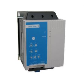 Sanftanlaufgerät VersiStart i II 18-200 A, Gerätenennstrom 18-200 A, zweiphasengesteuertes Sanftanlaufgerät, Microcontroller gesteuert, Überbrückungsrelais integriert, Strom- und Drehmomentreduzierung beim Anlauf, Hochlaufzeitüberwachung, 2 Relaisausgänge