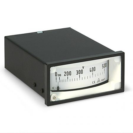 Analoges Dreheisenmessgerät für Wechselspannung, Voltmeter, Typ spLV, 96x48 mm, 72x36 mm, Profilanzeige