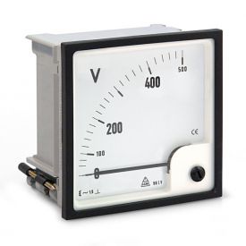 Analoges Dreheisenmessgerät für Wechselspannung, Voltmeter, Typ LV, 48x48 mm, 72x72 mm, 96x96 mm, 144x144 mm