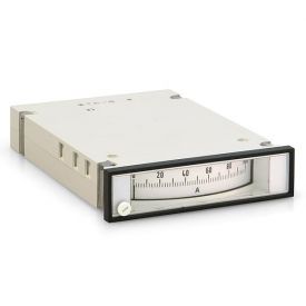 Analoges Drehspulmessgerät für Gleichstrom, Amperemeter, Typ vA, 48x24 mm, 72x24 mm, 96x24 mm, Profilanzeige