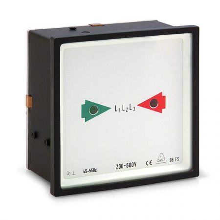 Analoge Drehfeldanzeige, Typ FS, 96x96 mm