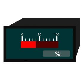 Digitale Messgeräte Typ BHO1.../BVO1..., Bargraphanzeigen für Gleichstrom und Gleichspannung (DC), Anzeige 10 Segmente, vertikale oder horizontale Einbaulage,  rechteckige Bauform (Profilanzeigen).