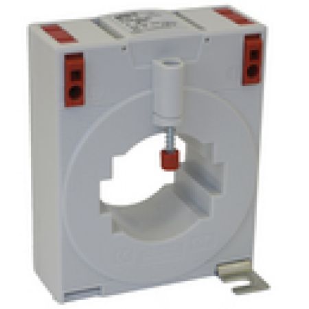 Aufsteck-Stromwandler CTB 51.35 für CU-Schiene und Rundleiter, mit Isolierschutzkappe inklusive Befestigungsmaterialien, innovative Anschlusstechnik– Federzugklemme „Cage Clamp“, UL-zertifiziert, überlastbar mit 120%, unzerbrechliches Kunststoffgehäuse