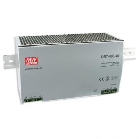 Schaltnetzgerät DRT 480, Netzgerät dreiphasig, Ausgang 24 VDC, 480 W, 20 A, Eingangsbereich 340 - 550 VAC, weitere Ausgangsgrößen auf Anfrage, Montage auf DIN-Schiene