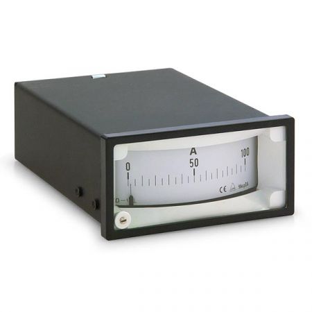 Analoges Drehspulmessgerät für Gleichstrom, Amperemeter, Typ spDA, 72x36 mm, 96x48 mm, 144x72 mm, Profilanzeige