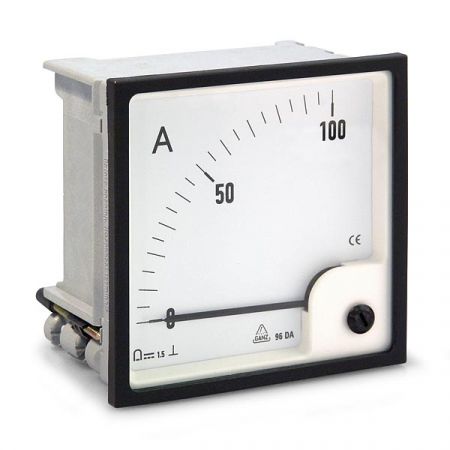 Analoges Drehspulmessgeräte für Gleichstrom Typ DA, 72x72 mm, 96x96 mm, 144x144 mm