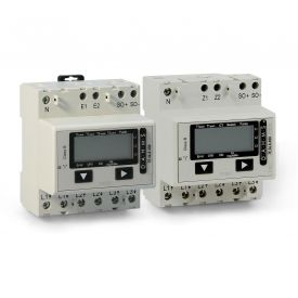Dreiphasen-Drehstromzähler für Direkt- oder Wandleranschluss mit LCD Anzeige, mit MID Zulassung zur Verrechnung gegenüber Dritten geeignet , Ein- und Zweitarifzähler,für Tragschien,Typ 7E.56.8.400.0000, 7E.56.8.400.0002, 7E.56.8.400.0010, 7E.56.8.400.0012