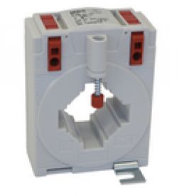 Aufsteck-Stromwandler CTB 31.35 für CU-Schiene und Rundleiter, mit Isolierschutzkappe inklusive Befestigungsmaterialien, innovative Anschlusstechnik– Federzugklemme „Cage Clamp“, UL-zertifiziert, überlastbar mit 120%, unzerbrechliches Kunststoffgehäuse
