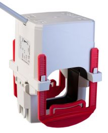 Kabelumbau-Stromwandler KBR 42, für CU-Schiene und Rundleiter, Stromwandler mit teilbarem Messkern, mit integrierten Sekundär-Verschlusskappen, teilbares Messsystem ermöglicht die einfache, nachträgliche Installation in vorhandene Anlagen möglich
