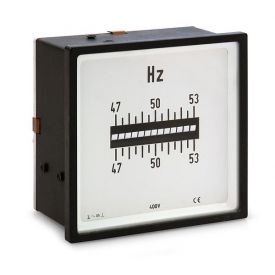 Analoges Zungenfrequenzmessgerät, 13 Zungen, Typ P-1, 96x96 mm, 144x144 mm