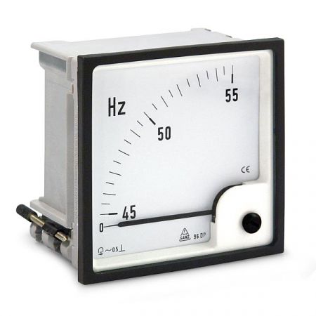 Analoges Zeigerfrequenzmessgerät, Typ DP, 72x72 mm, 96x96 mm