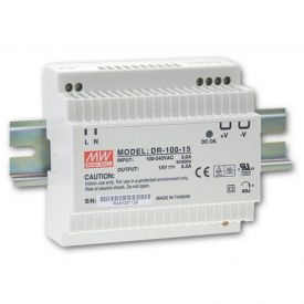 Schaltnetzgerät DR 100, Netzgerät einphasig, Ausgang 24 VDC, 100 W, 4,2 A, Eingangsbereich 85 - 264 VAC, weitere Ausgangsgrößen auf Anfrage, Montage auf DIN-Schiene