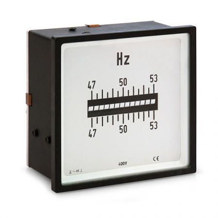 Analoges Zungenfrequenzmessgerät, 13 Zungen, Typ P-1, 72x72 mm, 96x96 mm, 144x144 mm