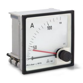Analoges Dreheisenmessgerät für Wechselstrom mit Bimetallfunktion, Maximum-Strommesser, Typ B, 48x48 mm, 72x72 mm, 96x96 mm