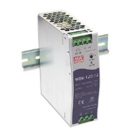 Schaltnetzgerät WDR 120, Netzgerät einphasig und zweiphasig, Ausgang 24 VDC, 120 W, 5 A, Eingangsbereich 180 - 550 VAC, weitere Ausgangsgrößen auf Anfrage, Montage auf DIN-Schiene
