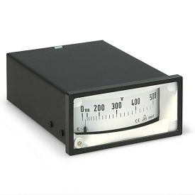 Analoges Dreheisenmessgerät für Wechselspannung, Voltmeter, Typ spLV, 96x48 mm, 72x36 mm, Profilanzeige